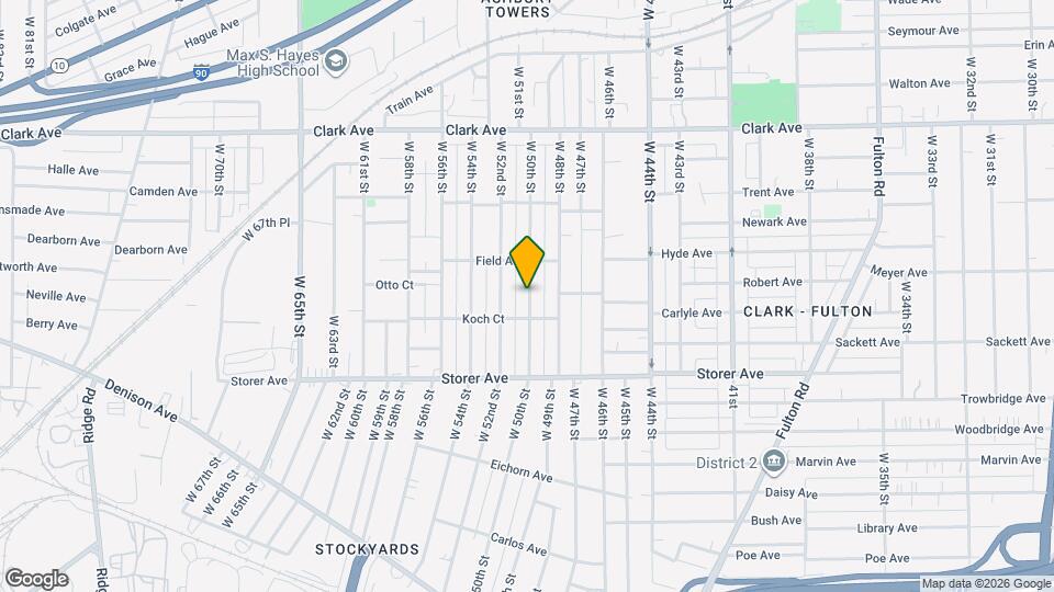 3272 W 50th St Map and Location Details