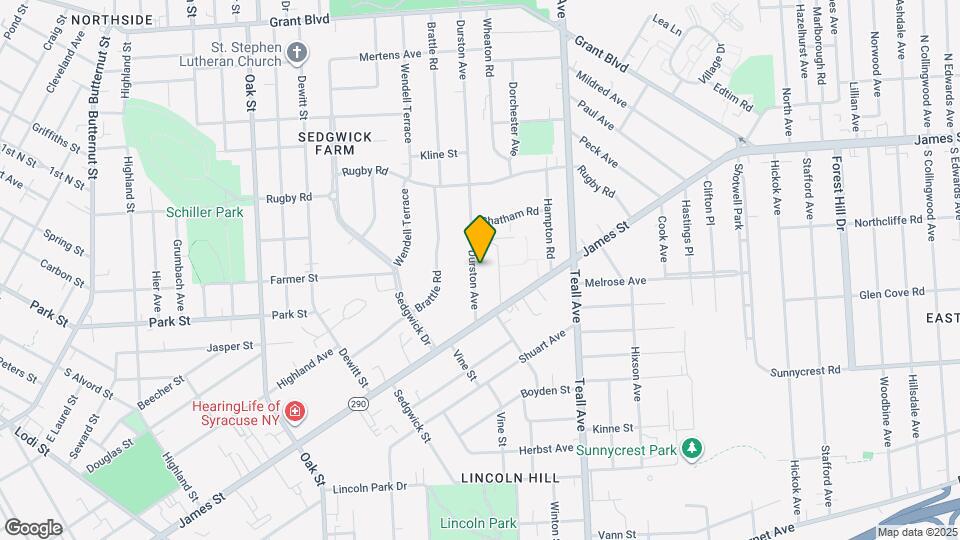 144 Durston Ave Map and Location Details