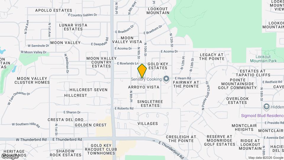 915 E Hearn Rd Map and Location Details