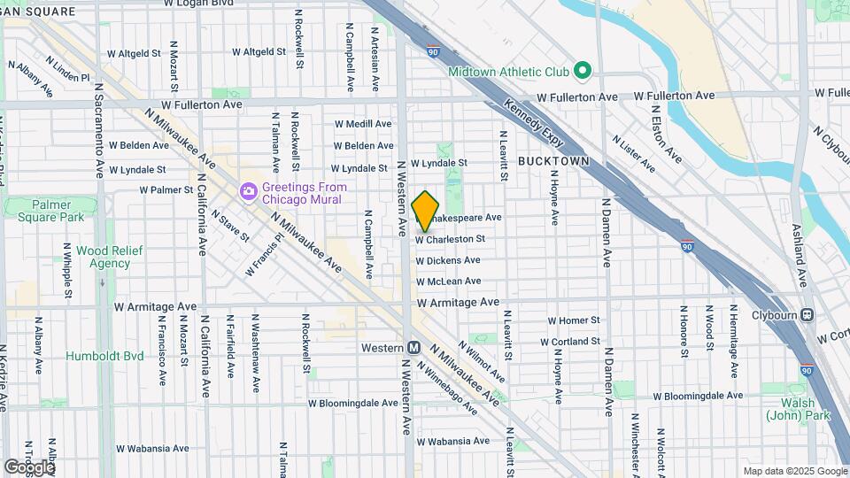 2350 W Charleston St Map and Location Details