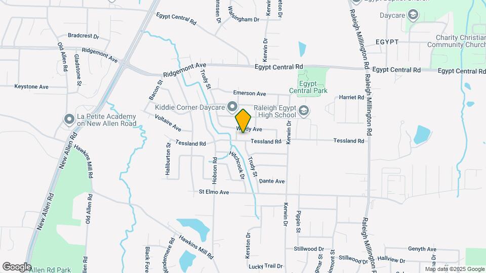 3816 Tessland Rd Map and Location Details