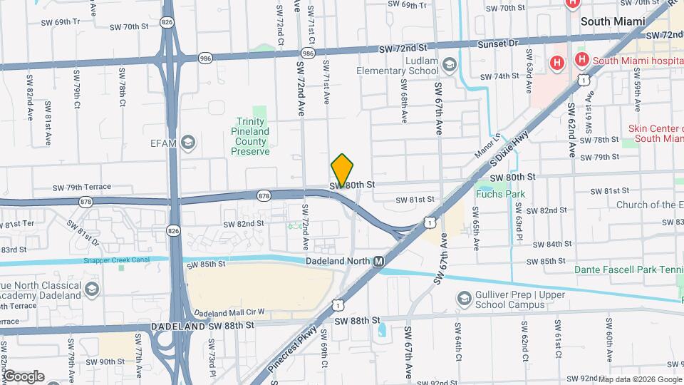 7000 SW 80th St Mapa y Detalles de la Ubicación