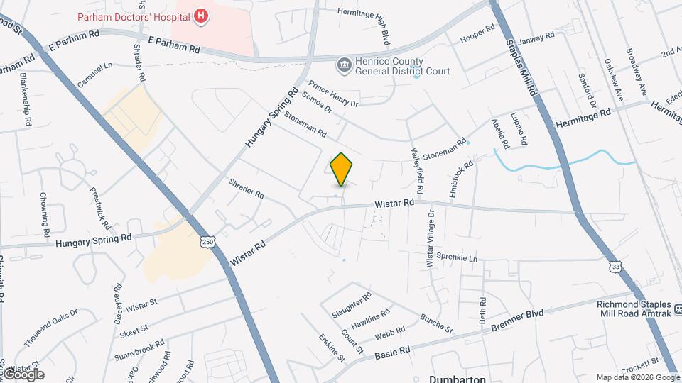 8121 Wistar Creek Mews Map and Location Details