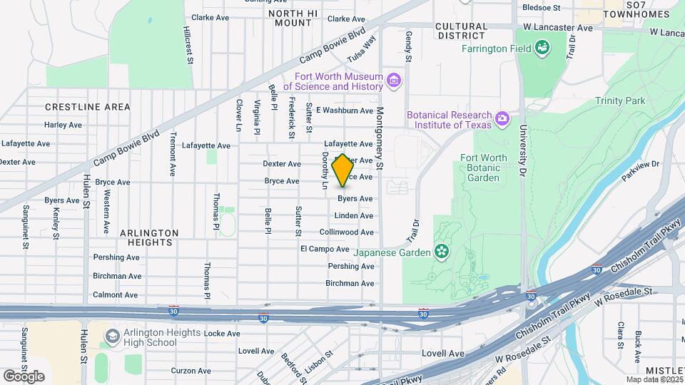 2058 Owasso St Map and Location Details