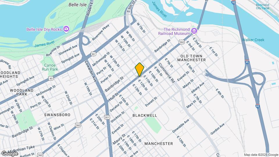 1126 Hull St Map and Location Details