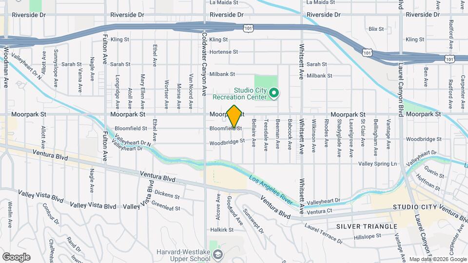4328 Goodland Ave Map and Location Details