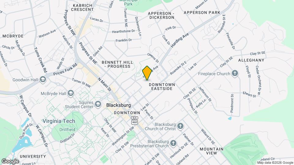 408-416 Harding Ave Map and Location Details