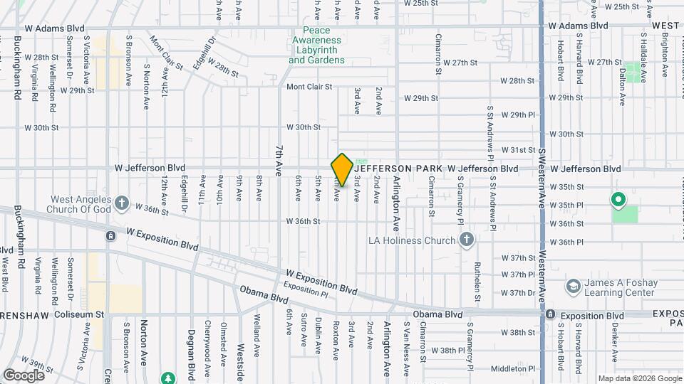 3438 4th Ave Map and Location Details