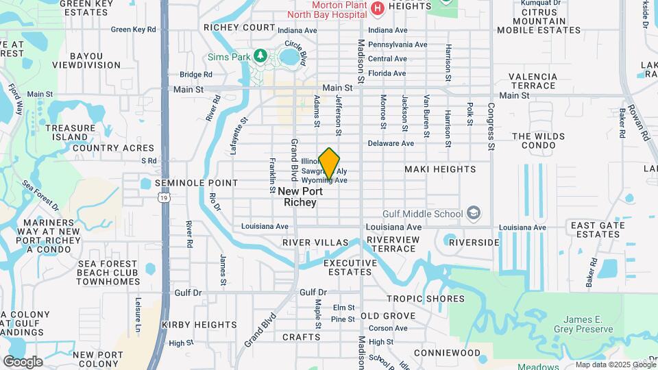 5838 Wyoming Ave Mapa y Detalles de la Ubicación