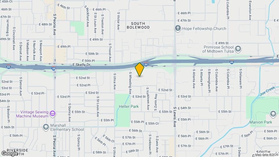 1933 E 51st Pl Map and Location Details