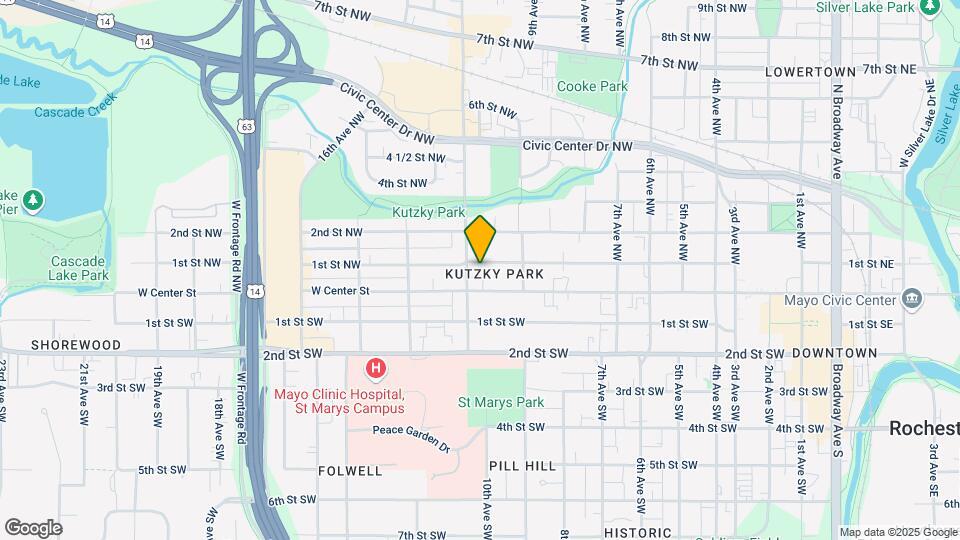 1012 1st St NW Map and Location Details