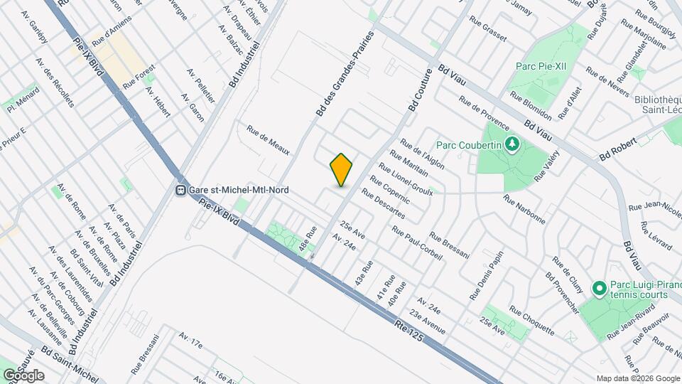 9153A-9159 Massé Rue Map and Location Details