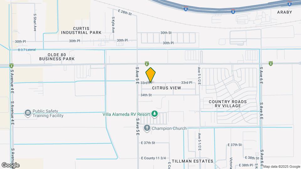 5101 33rd Pl Map and Location Details