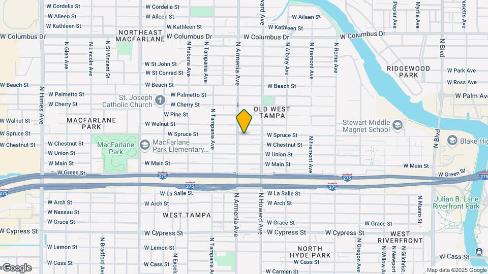 2334 W Spruce St Map and Location Details