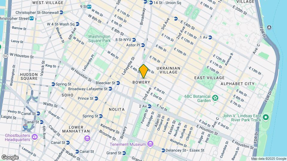 9 E Third St Mapa y Detalles de la Ubicación