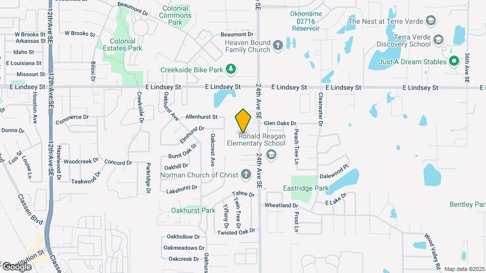 1407 Glen Oaks Ct Map and Location Details