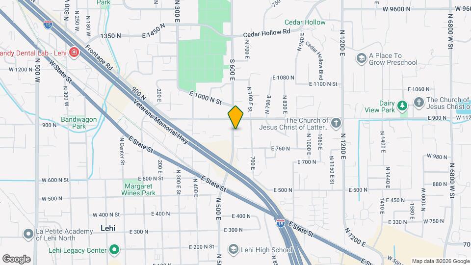 860 N 600 E St, Unit 860 North 600 East Map and Location Details
