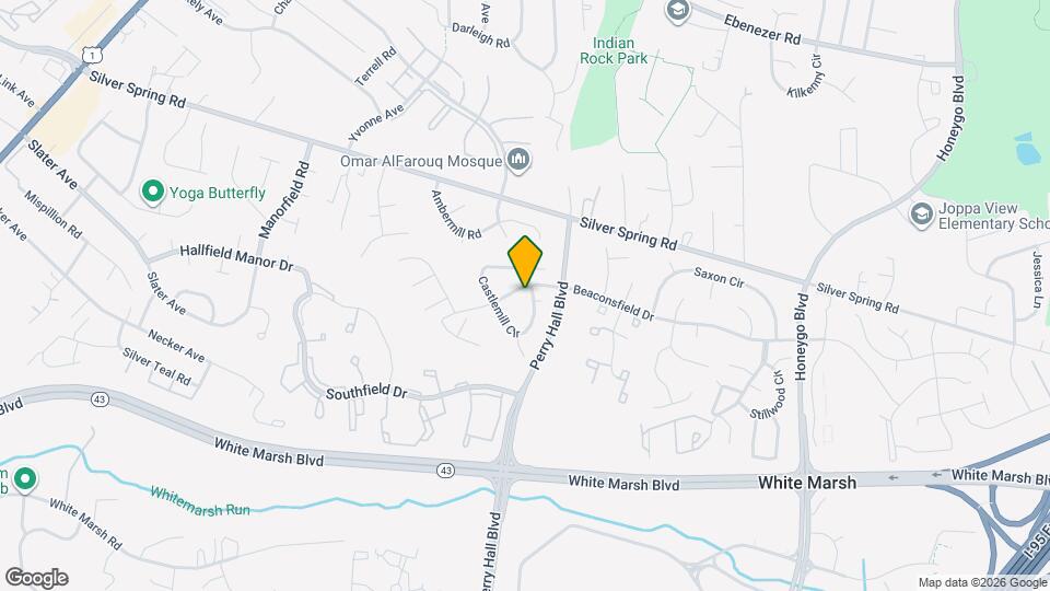 8505 Castlemill Cir Mapa y Detalles de la Ubicación