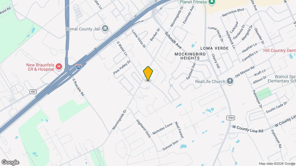 410 S Water Ln Map and Location Details