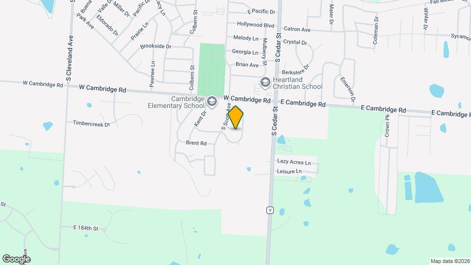 121 Cambridge Meadows Ln Map and Location Details