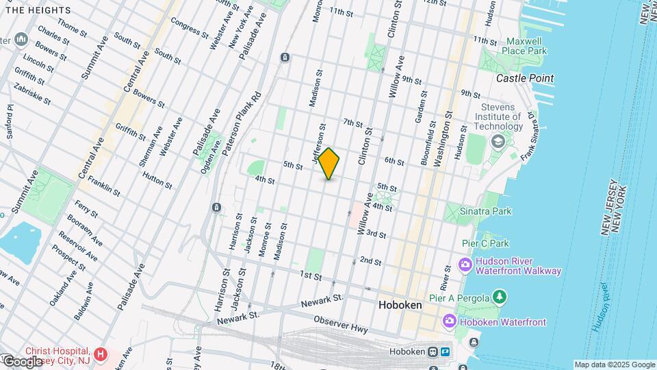 411 Adams St Mapa y Detalles de la Ubicación