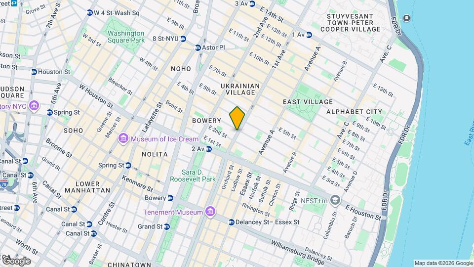 45 1st Ave Map and Location Details