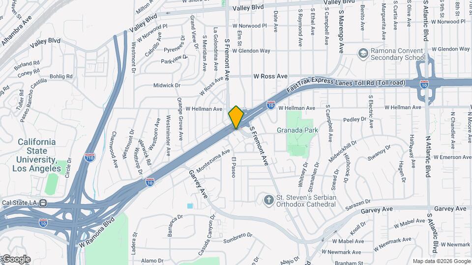2540 W Ramona Rd, Unit A Map and Location Details