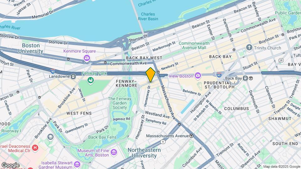 1130 Boylston St Map and Location Details