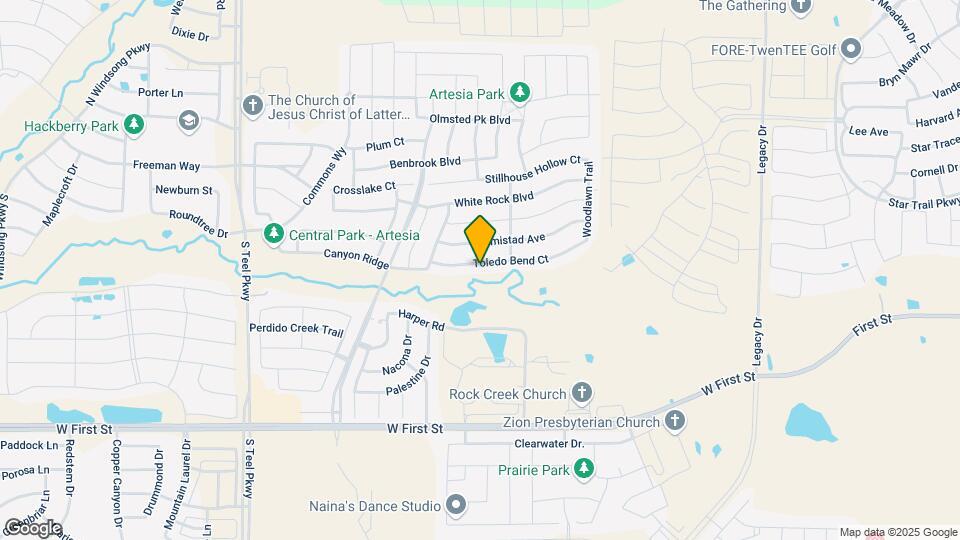 16408 Toledo Bend Ct Map and Location Details