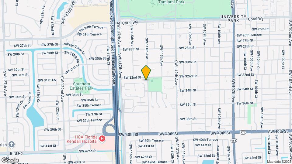 3301 SW 114th Ct Map and Location Details