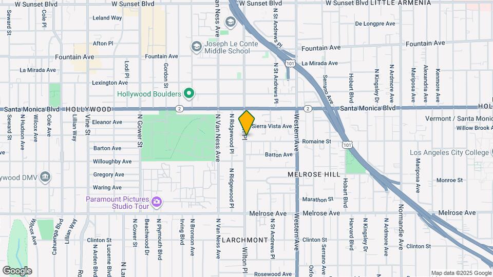1010 Wilton Pl Mapa y Detalles de la Ubicación