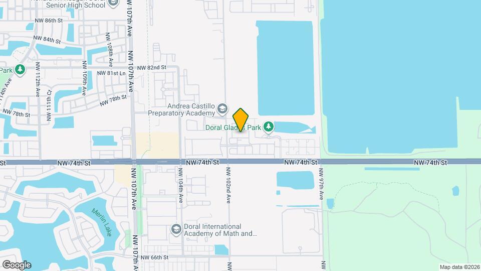 10081 NW 75th Terrace Map and Location Details