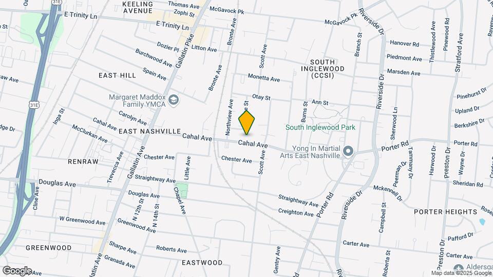 1615 Cahal Ave Map and Location Details