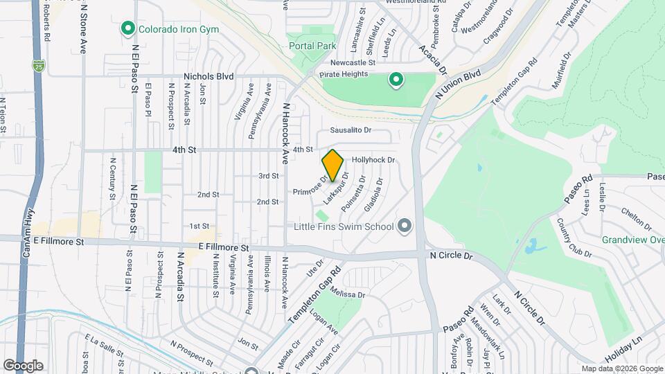 3126 Larkspur Dr Map and Location Details