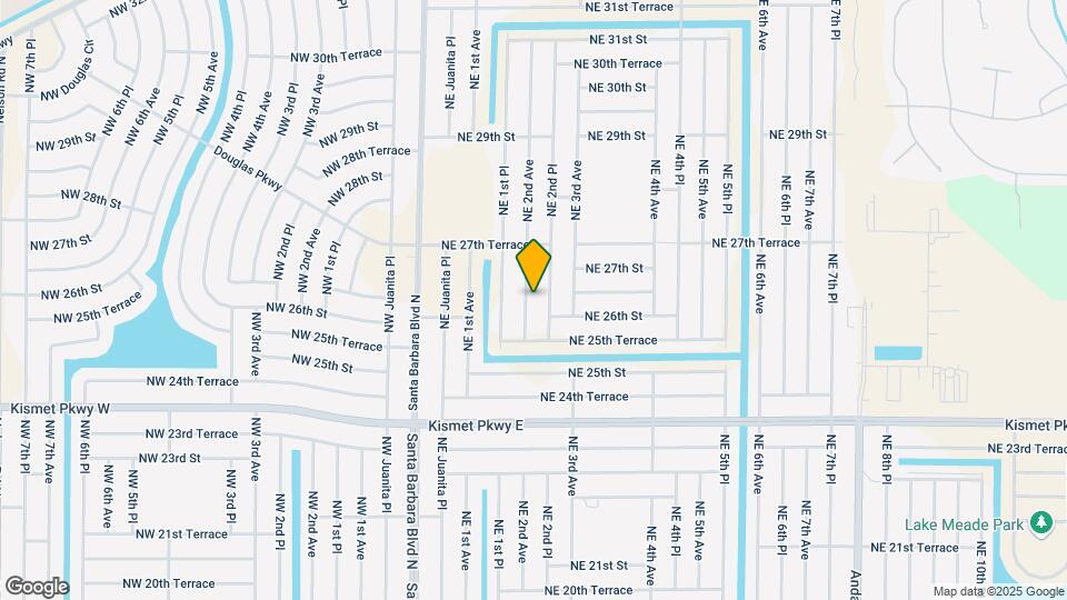 2609 NE 2nd Ave Map and Location Details