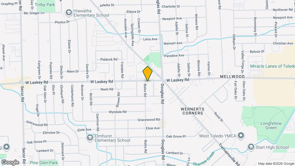 2555 W Laskey Rd Map and Location Details