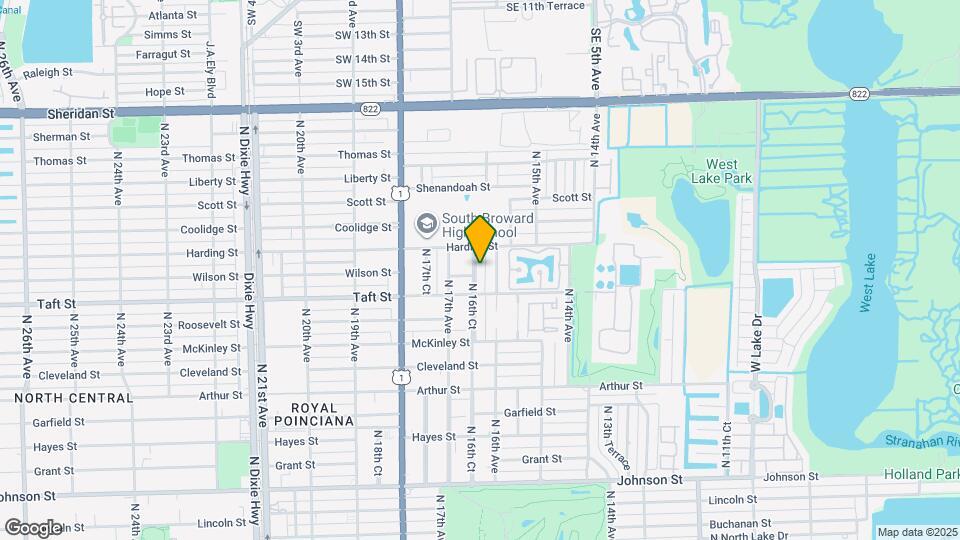 1729 N 16th Ct, Unit 1 Mapa y Detalles de la Ubicación