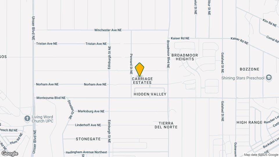 2835 Cambridge Avenue NE Mapa y Detalles de la Ubicación