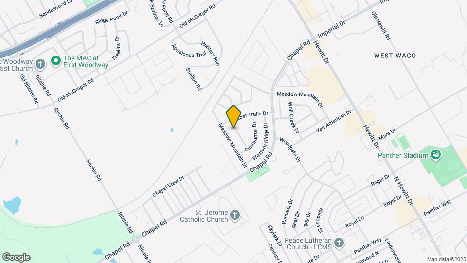 1115 Mesa Verde Dr Map and Location Details