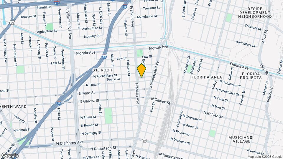 2653 N Tonti St Map and Location Details