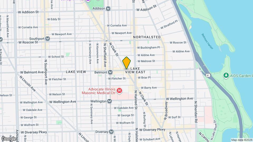 3198 N Clark St Map and Location Details