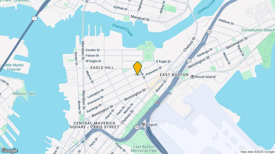 242 Princeton St, Unit 3 Map and Location Details
