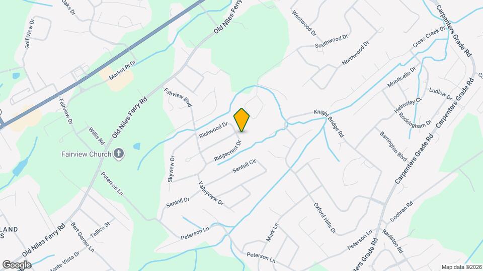 2152 Ridgecrest Dr Map and Location Details