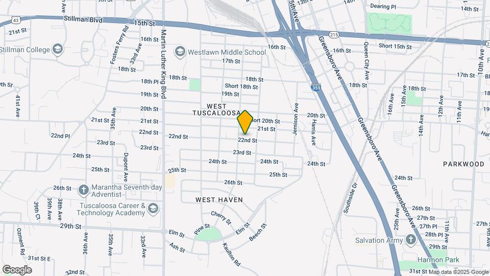 2718 22nd St Map and Location Details