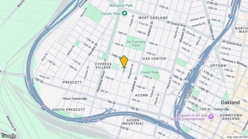 1240 12th St, Unit 1240 Map and Location Details
