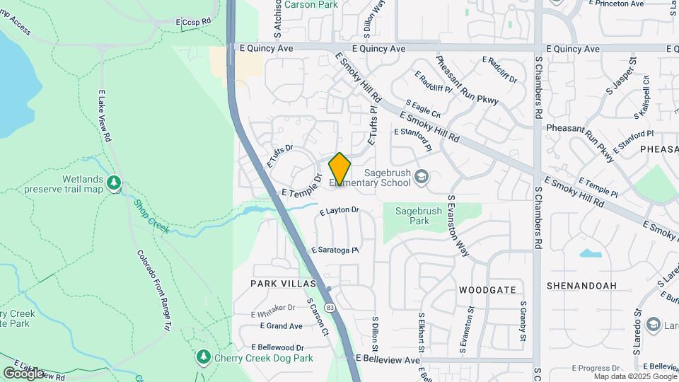 14120 E Temple Dr Map and Location Details