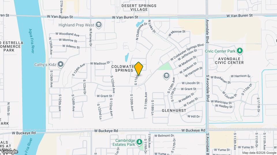 223 S 119th Dr Map and Location Details