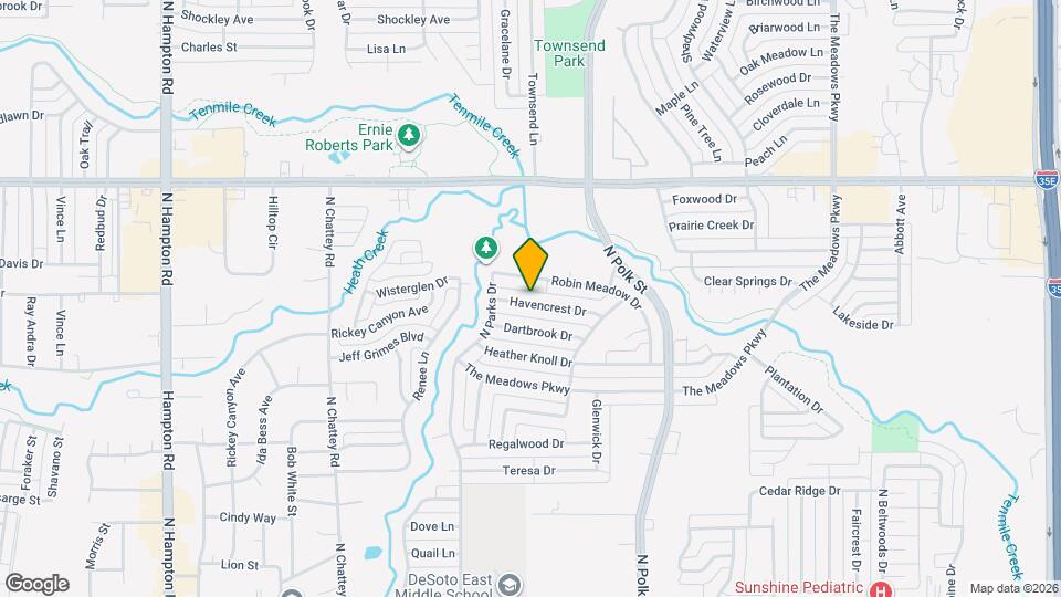 621 Havencrest Dr Map and Location Details
