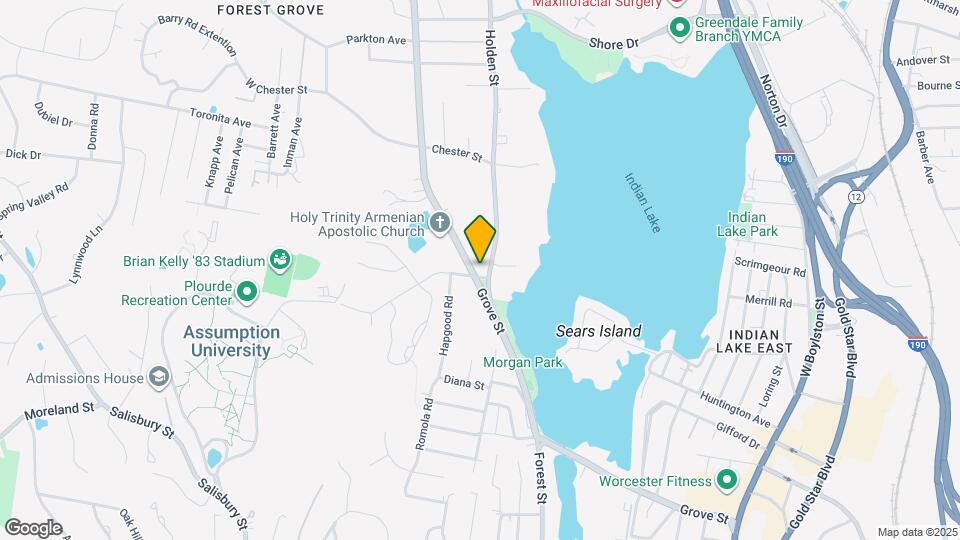 612 Grove St Map and Location Details