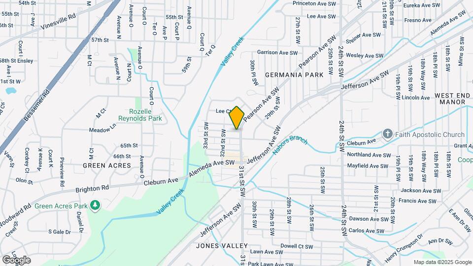 1208 31st St SW Map and Location Details